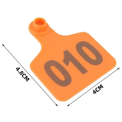 ZooVenture Lot De 100 Étiquettes D'oreille Numérotées En TPU Pour Vaches ZooVenture Lot De 100 Étiquettes D'oreille Numérotées En TPU Pour Vaches