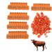 ZooVenture Lot De 100 Étiquettes D'oreille Numérotées En TPU Pour Vaches