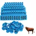 ZooVenture Lot De 100 Étiquettes D'oreille Numérotées En TPU Pour Vaches