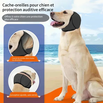 FurryFusion Cache-oreilles de protection pour chien