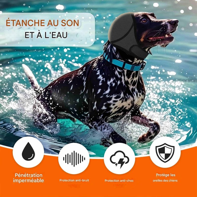 FurryFusion Cache-oreilles de protection pour chien