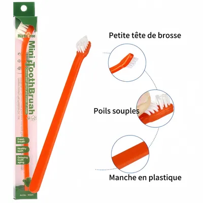 FurryFusion Lot de 5 brosses à dents pour animaux