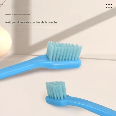 FurryFusion Ensemble de dentifrice et brosse à dents pour chat