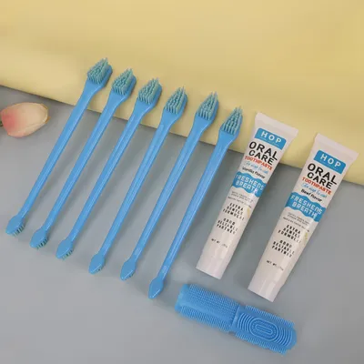 FurryFusion Ensemble de dentifrice et brosse à dents pour chat