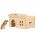ZooVenture Maison En Bois Sans Fond Résistante Aux Morsures Pour Hamster