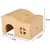ZooVenture Maison En Bois Sans Fond Résistante Aux Morsures Pour Hamster