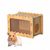 FurryFusion Abri en bois pour petits animaux