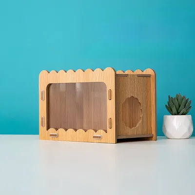 FurryFusion Abri en bois pour petits animaux