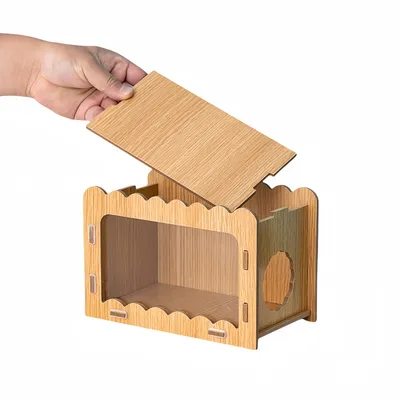 FurryFusion Abri en bois pour petits animaux