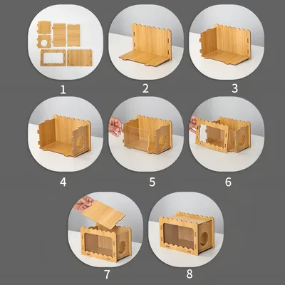 FurryFusion Abri en bois pour petits animaux