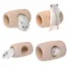 ZooVenture Lot De 4 Jouets - Cachettes En Bois Naturel Pour Hamster