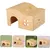 ZooVenture Maison En Bois Sans Fond Résistante Aux Morsures Pour Hamster