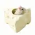 FurryFusion Cachette pour petits animaux en forme de fromage