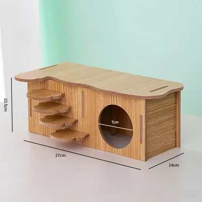 FurryFusion Cachette en bois pour animaux