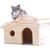 ZooVenture Maison En Bois Sans Fond Résistante Aux Morsures Pour Hamster