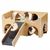 FurryFusion Maison en bois pour petits animaux