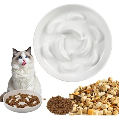 UAMLY Gamelle anti-glouton pour chat