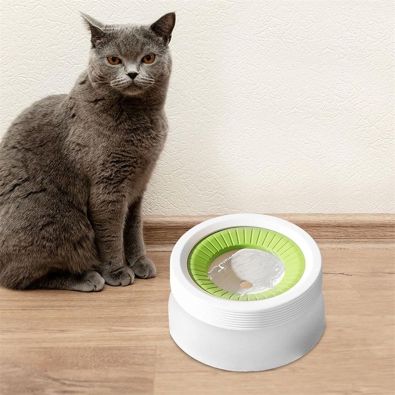 IntiMeg Gamelle flottante d'eau pour chien et chat （600ml）