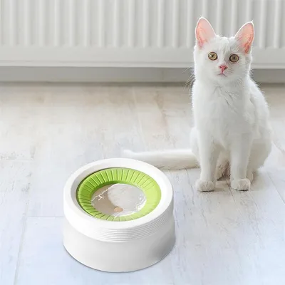 IntiMeg Gamelle flottante d'eau pour chien et chat （600ml）