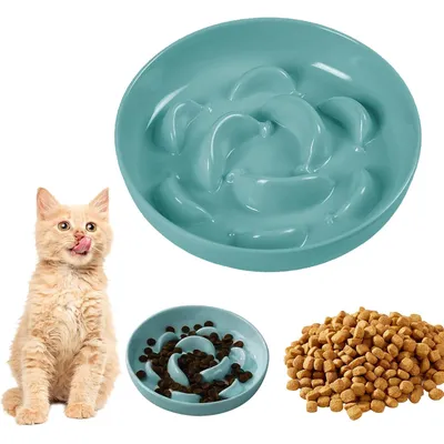 UAMLY Gamelle anti-glouton pour chat