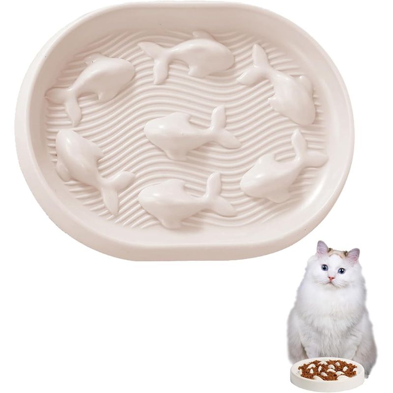 UAMLY Gamelle à alimentation lente pour chat