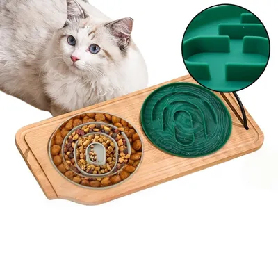 ZenPets Gamelle en silicone pour alimentation lente