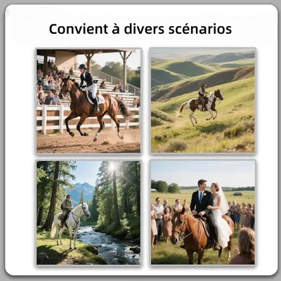 ZooVenture Tapis De Selle Épaissi Anglais Tout Usage Pour Cheval