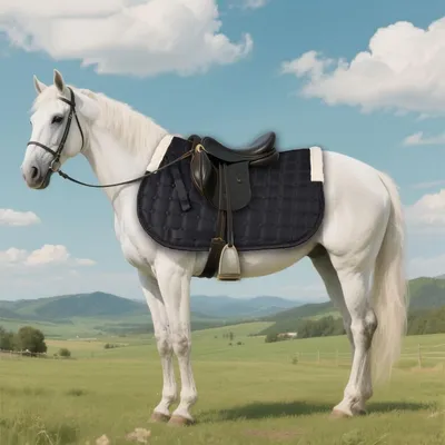 ZooVenture Tapis De Selle Épaissi Anglais Tout Usage Pour Cheval