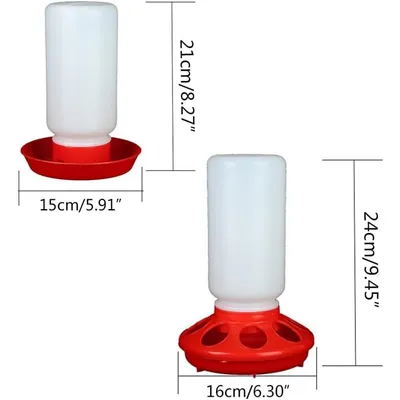 ZooVenture Abreuvoir Mangeoire Auto Pour Petits Oiseaux