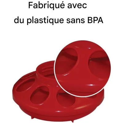 ZooVenture Abreuvoir Mangeoire Auto Pour Petits Oiseaux