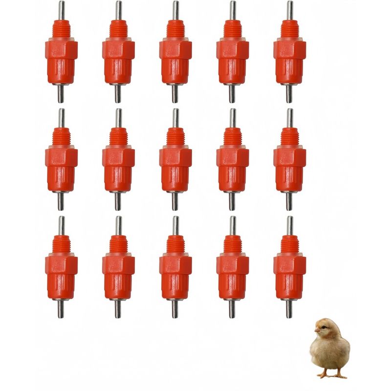 ZooVenture 15 Biberons Auto Eau Volaille Pour Poules Canards