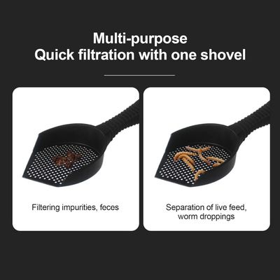 ZooVenture Pala ergonómica de plástico para arena de gatos