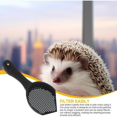 ZooVenture Pala ergonómica de plástico para arena de gatos