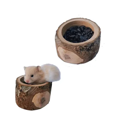 Pet Planet Bol en bois de pommier pour hamsters Pet Planet Bol en bois de pommier pour hamsters