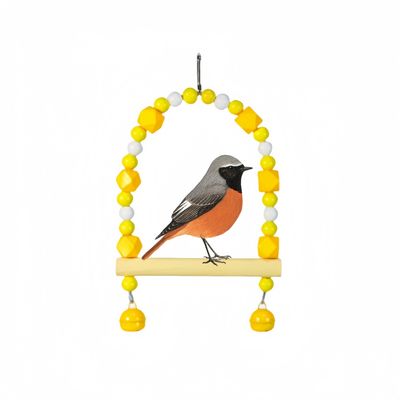 ZenPets Balançoire en bois pour perruches et petits oiseaux