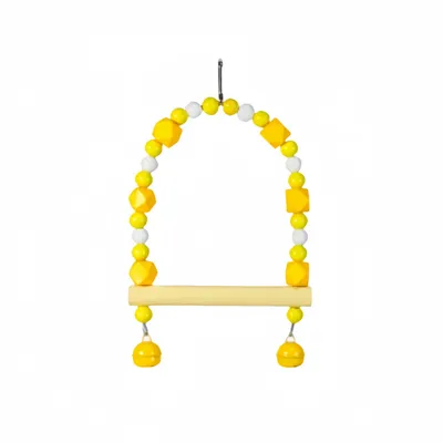 ZenPets Balançoire en bois pour perruches et petits oiseaux