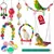 ZooVenture Set De 13 Pièces De Jouets Pour Oiseaux Pour Oiseaux