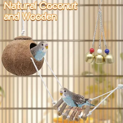 ZooVenture Set De 7 Pièces De Jouets Pour Oiseaux Pour Oiseaux