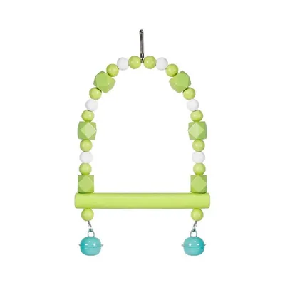 ZenPets Balançoire en bois pour perruches et petits oiseaux