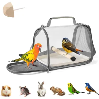 UAMLY Cage de voyage pour oiseaux