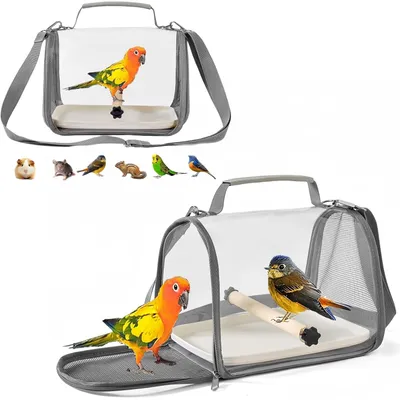 UAMLY Cage de voyage pour oiseaux