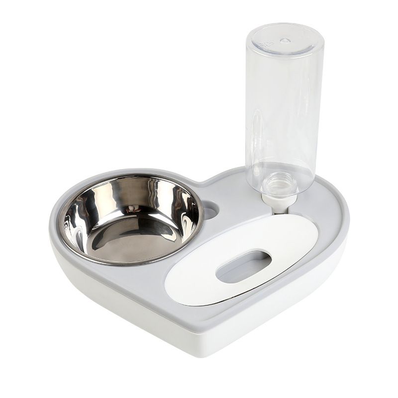 UAMLY Distributeur automatique d'eau et de nourriture pour chat 2 en 1