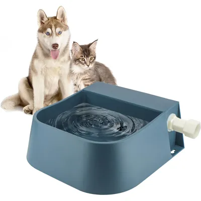 Abreuvoir automatique pour animaux de compagnie avec robinet à flotteur