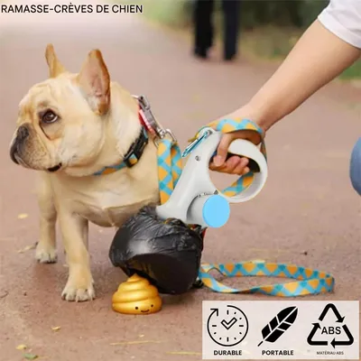 IntiMeg Pala portátil para recoger excrementos de perro
