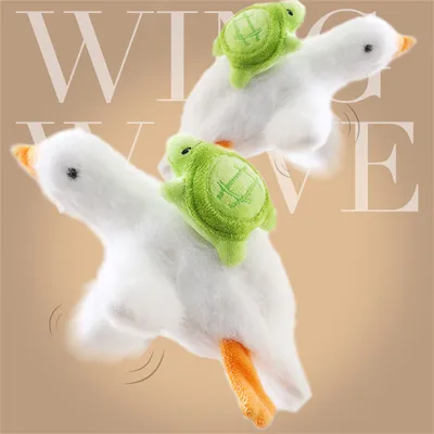 Pet Planet Jouet pour chat Oie blanche simulée