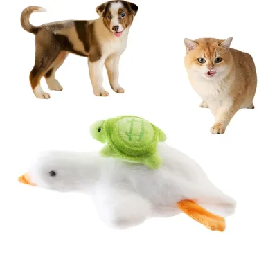 Pet Planet Jouet pour chat Oie blanche simulée