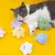 Pet Planet Six Pièces Jouets En Peluche À L'herbe À Chat Pour Chats
