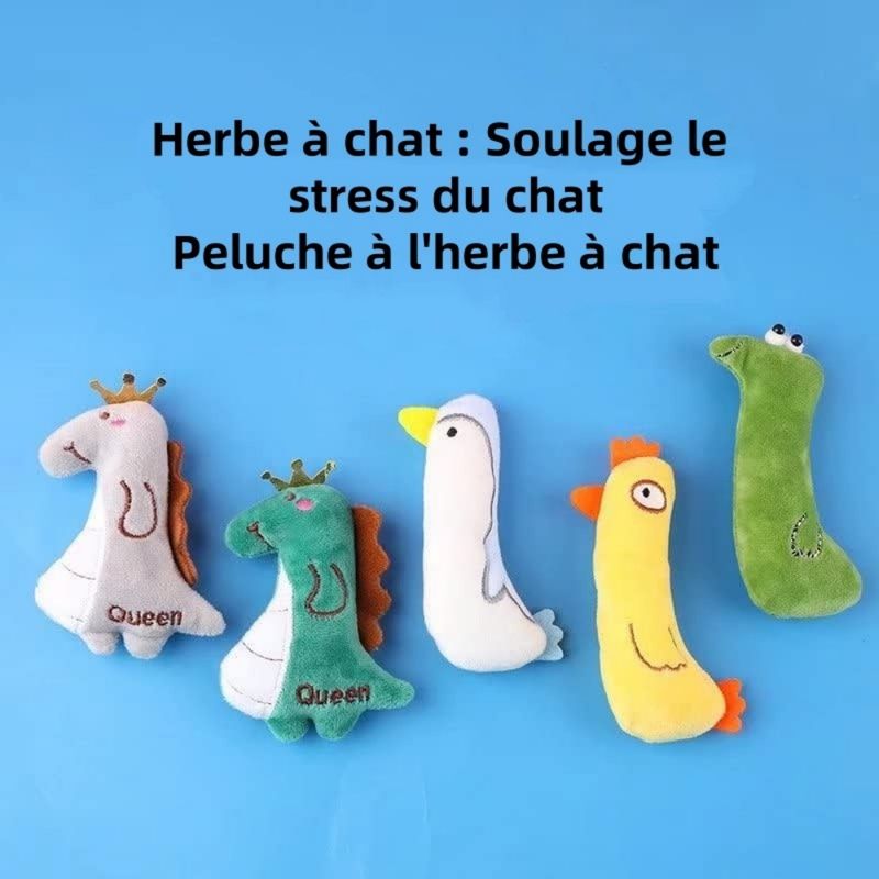 Pet Planet Ensemble de 5 Jouets à Nepeta Pour Chats d'Intérieur