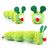 IntiMeg Jouet de chenille en peluche pour chat  2 articles