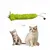 IntiMeg Jouet de chenille en peluche pour chat  2 articles